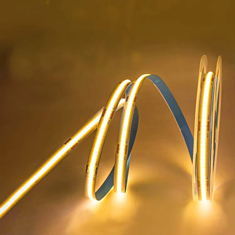 ΤΑΙΝΙΑ LED 12V-8MM-320D ΘΕΡΜΟ ΦΩΣ 3000K ΤΥΠΟΥ COB 5m