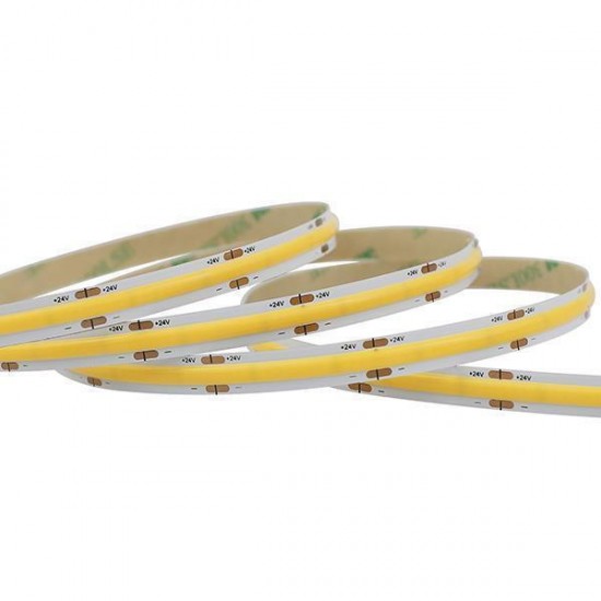 LUKtiX LK-UK10M3 COB LED ΤΑΙΝΙΑ 24V 8MM 320D 12W/M 3000K 900 LUMENS - 10M