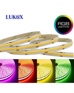 LUKtiX LK-UK5MRGB COB LED ΤΑΙΝΙΑ 24V 8MM 576D 14W/M 1000 LUMENS - 5M