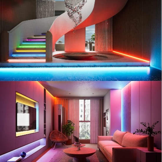 LUKtiX LK-UK5MRGB COB LED ΤΑΙΝΙΑ 24V 8MM 576D 14W/M 1000 LUMENS - 5M LUKtiX LK-UK5MRGB COB LED ΤΑΙΝΙΑ 24V 8MM 576D 14W/M 1000 LUMENS - 5M