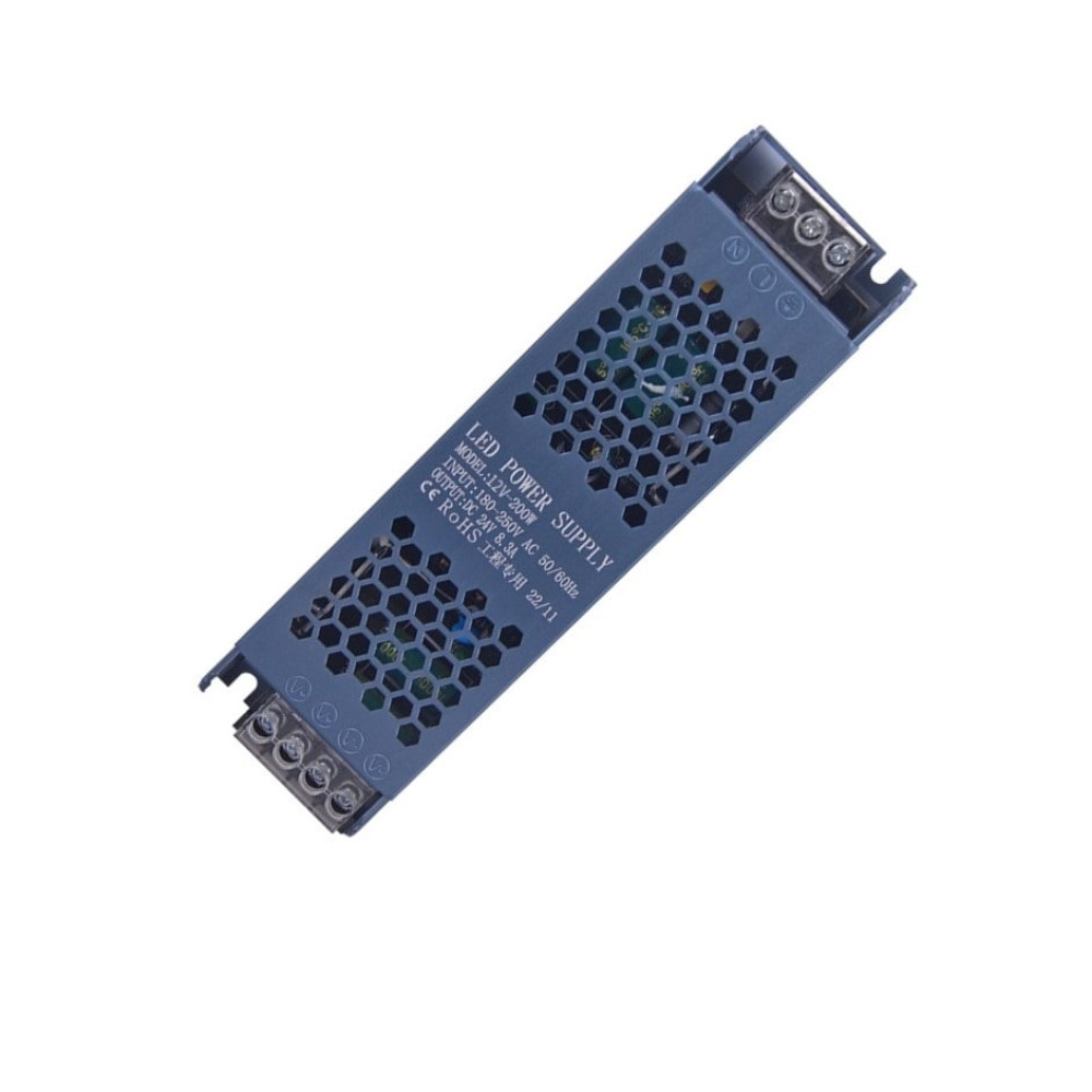 ΤΡΟΦΟΔΟΤΙΚΟ ΜΕΤΑΛΛΙΚΟ SLIM 12V DC 200W IP20 PRO 145-71036