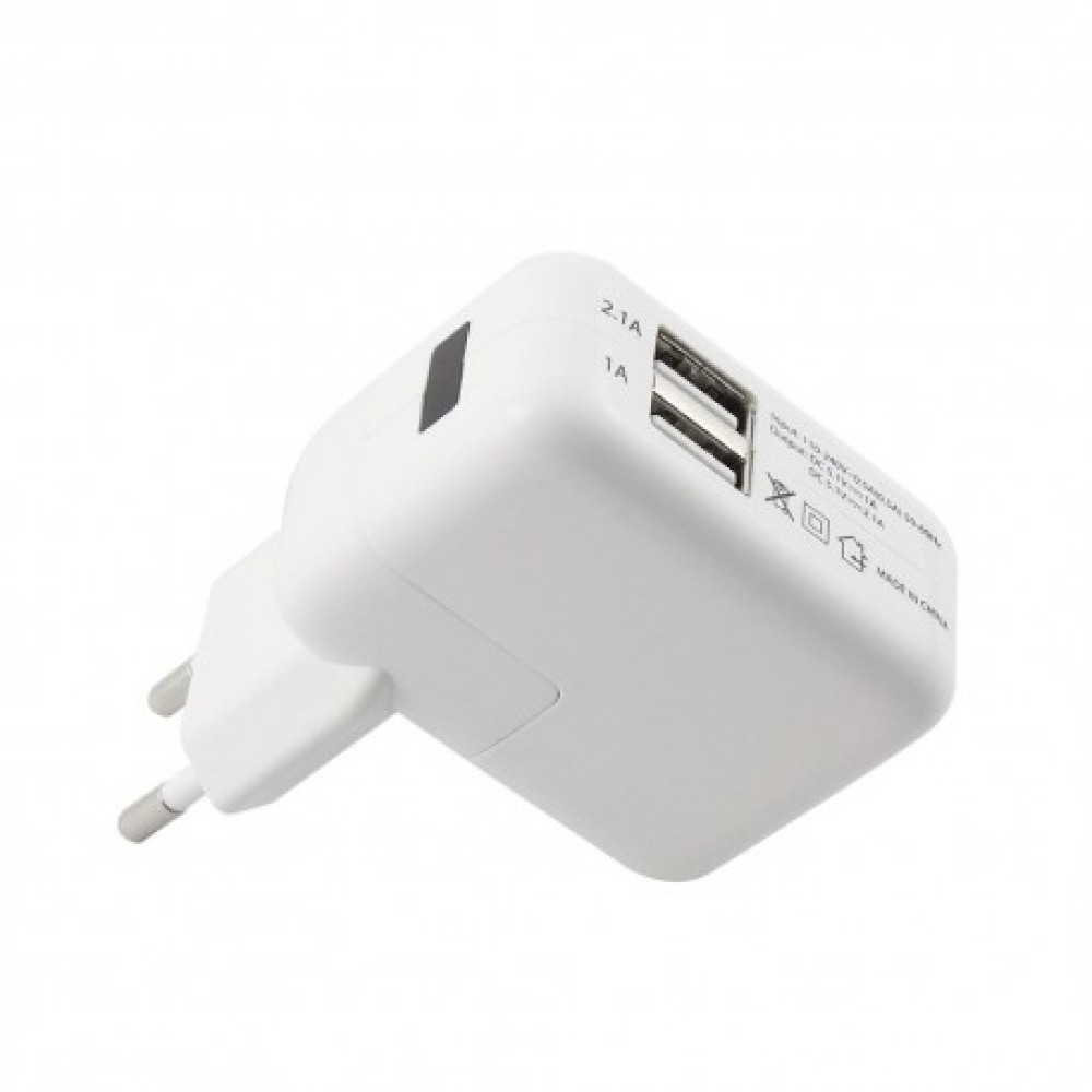 ΦΟΡΤΙΣΤΗΣ ΤΑΞΙΔΙΟΥ ΓΙΑ IPAD - TABLET OEM CD-701 ΜΕ 2 ΘΥΡΕΣ USB 2.1Α (10W)