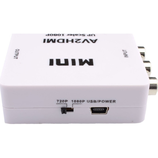 ΜΕΤΑΤΡΟΠΕΑΣ ΣΗΜΑΤΟΣ AV (3RCA) TO HDMI 1080P AV2HDMI