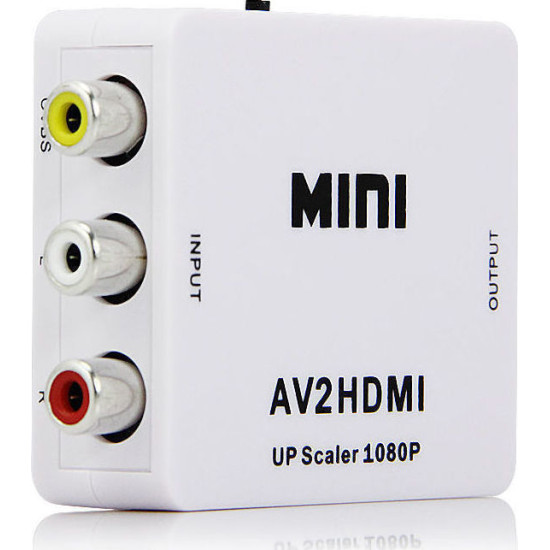 ΜΕΤΑΤΡΟΠΕΑΣ ΣΗΜΑΤΟΣ AV (3RCA) TO HDMI 1080P AV2HDMI
