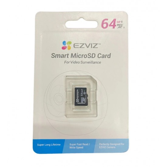 ΚΑΡΤΑ ΜΝΗΜΗΣ EZVIZ MicroSD 64GB C10 CS-CMT-CARDT64G-D