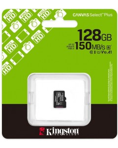Kingston Canvas Select Plus Κάρτα microSDXC 128GB U1 V10 A1 150MB/s (SDCS3-128GB)