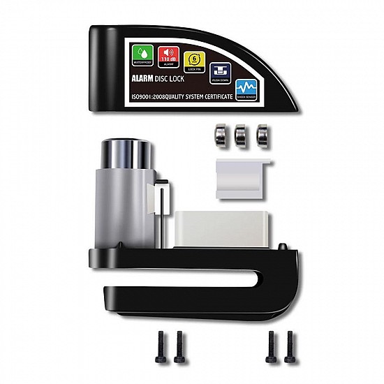 DISK LOCKED ALARM 110dB FOR MOTO AC8305 + SURVEY CABLE + TRANSPORTATION POSITION DISK LOCKED ALARM 110dB FOR MOTO AC8305 + SURVEY CABLE + TRANSPORTATION POSITION