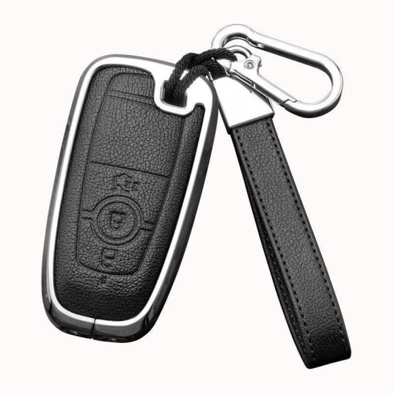 PROTECTIVE METAL 3 BUTTON CASE FOR FORD SMARTKEY - BLACK PROTECTIVE METAL 3 BUTTON CASE FOR FORD SMARTKEY - BLACK