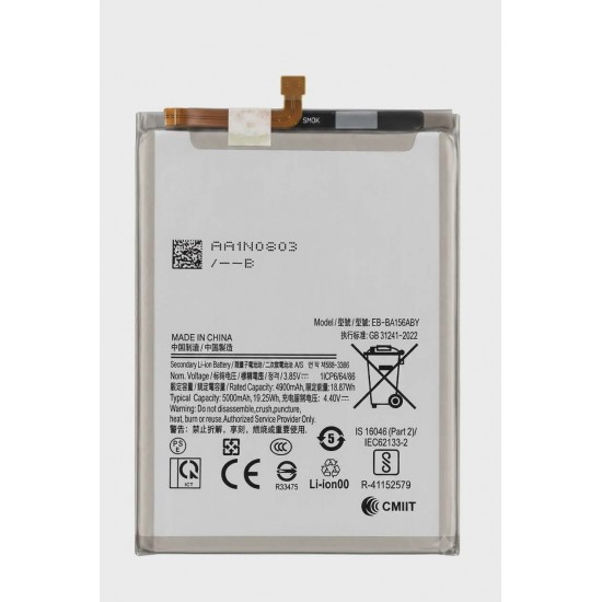 ΣΥΜΒΑΤΗ ΜΠΑΤΑΡΙΑ ΑΝΤΙΚΑΤΑΣΤΑΣΗΣ EB-BA156ABY 5000mAh ΓΙΑ SAMSUNG GALAXY A15 5G ΣΥΜΒΑΤΗ ΜΠΑΤΑΡΙΑ ΑΝΤΙΚΑΤΑΣΤΑΣΗΣ EB-BA156ABY 5000mAh ΓΙΑ SAMSUNG GALAXY A15 5G