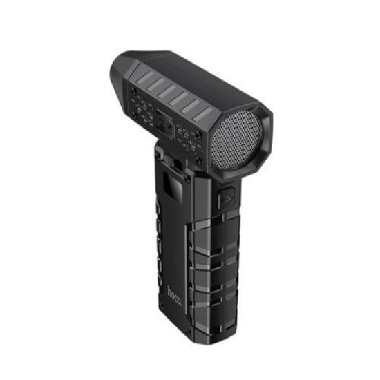 ΦΥΣΗΤΗΡΑΣ ΧΕΙΡΟΣ HOCO HX67 USB ΜΕ LED ΦΩΤΙΣΜΟ - ΜΑΥΡΟ