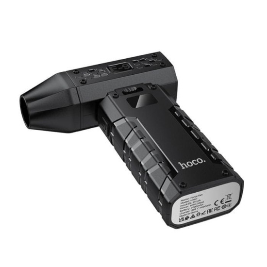 ΦΥΣΗΤΗΡΑΣ ΧΕΙΡΟΣ HOCO HX67 USB ΜΕ LED ΦΩΤΙΣΜΟ - ΜΑΥΡΟ