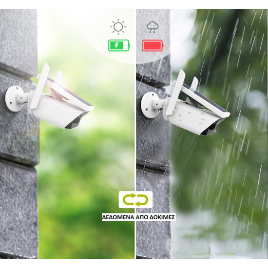 IP CAMERA ΜΕ ΗΛΙΑΚΟ ΠΑΝΕΛ ICSEE TQ1 ΑΔΙΑΒΡΟXH 1080P ΜΕ ΜΙΚΡΟΦΩΝΟ WiFi microSD (NO BATTERIES) IP CAMERA ΜΕ ΗΛΙΑΚΟ ΠΑΝΕΛ ICSEE TQ1 ΑΔΙΑΒΡΟXH 1080P ΜΕ ΜΙΚΡΟΦΩΝΟ WiFi microSD (NO BATTERIES)