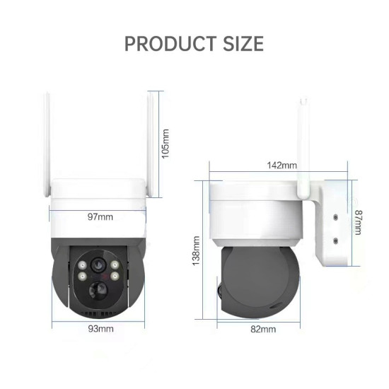 IP CAMERA ΡΟΜΠΟΤΙΚΗ ΜΕ ΗΛΙΑΚΟ ΠΑΝΕΛ ICSEE TQ2 ΑΔΙΑΒΡΟXH 1080P ΜΕ ΜΙΚΡΟΦΩΝΟ WiFi microSD Plug & Play IP CAMERA ΡΟΜΠΟΤΙΚΗ ΜΕ ΗΛΙΑΚΟ ΠΑΝΕΛ ICSEE TQ2 ΑΔΙΑΒΡΟXH 1080P ΜΕ ΜΙΚΡΟΦΩΝΟ WiFi microSD Plug & Play