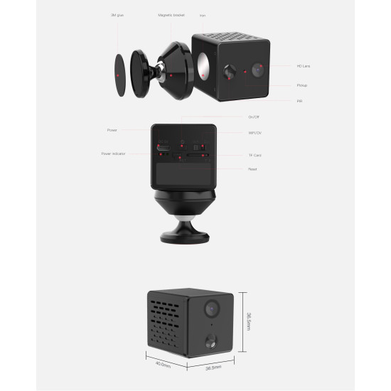 IP CAMERA VSTARCAM CB73 1080P WIFI & microSD Plug & Play