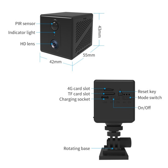 IP CAMERA VSTARCAM CB75 Full HD+ 3MP SIM 4G LTE
