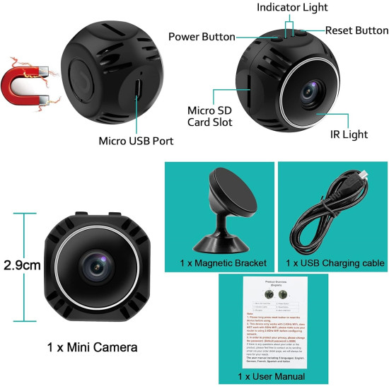 MINI ΚΡΥΦΗ IP ΚΑΜΕΡΑ O-KAM L30 WIFI SUPER HD ΜΙΚΡΟΦΩΝΟ ΑΝΙΧΝΕΥΤΗ ΚΙΝΗΣΗΣ ΝΥΧΤΕΡΙΝΗ ΛΗΨΗ (1ΩΡΑ ΔΙΑΡΚΕΙΑ ΜΠΑΤΑΡΙΑΣ) MINI ΚΡΥΦΗ IP ΚΑΜΕΡΑ O-KAM L30 WIFI SUPER HD ΜΙΚΡΟΦΩΝΟ ΑΝΙΧΝΕΥΤΗ ΚΙΝΗΣΗΣ ΝΥΧΤΕΡΙΝΗ ΛΗΨΗ (1ΩΡΑ ΔΙΑΡΚΕΙΑ ΜΠΑΤΑΡΙΑΣ)