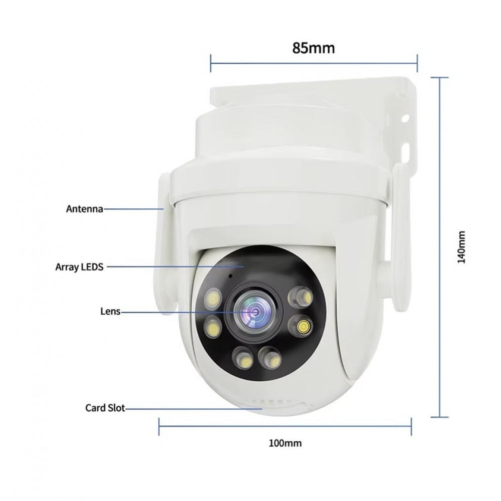 IP CAMERA PTZ 3MP UHD WIFI YOOSEE GW-30PRO