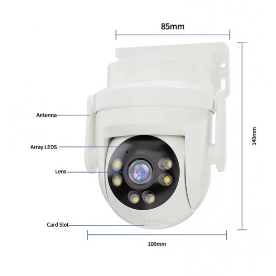 IP CAMERA PTZ 3MP UHD WIFI YOOSEE GW-30PRO