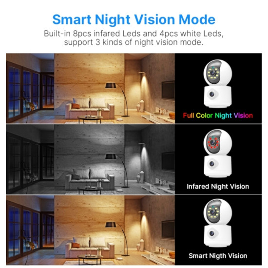 IP CAMERA YOOSEE GW22PRO ΠΕΡΙΣΤΡΕΦΟΜΕΝΗ 4.0 MP (2.0 MP+2.0 MP) ΜΕ ΜΙΚΡΟΦΩΝΟ-ΗΧΕΙΟ WiFi IP CAMERA YOOSEE GW22PRO ΠΕΡΙΣΤΡΕΦΟΜΕΝΗ 4.0 MP (2.0 MP+2.0 MP) ΜΕ ΜΙΚΡΟΦΩΝΟ-ΗΧΕΙΟ WiFi