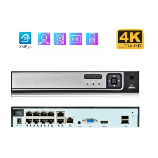 VISIONNET NV-8080 ΚΑΤΑΓΡΑΦΙΚΟ NVR POE 4K 8 ΚΑΝΑΛΙΩΝ 8MP VISIONNET NV-8080 ΚΑΤΑΓΡΑΦΙΚΟ NVR POE 4K 8 ΚΑΝΑΛΙΩΝ 8MP