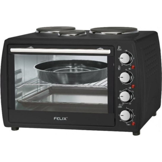 ΗΛΕΚΤΡΙΚΟ ΦΟΥΡΝΑΚΙ 45lt ΜΕ 3 ΕΣΤΙΕΣ Felix FXO-4504