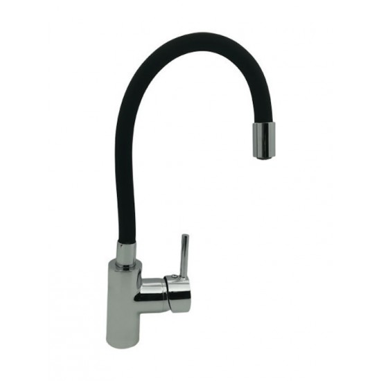 ΜΠΑΤΑΡΙΑ ΚΟΥΖΙΝΑΣ FLEX ΜΕ ΕΥΚΑΜΠΤΟ ΣΩΛΗΝΑ MINARDI 33301022 - ΜΑΥΡΗ