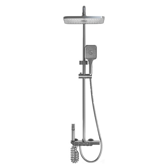 ΡΥΘΜΙΖΟΜΕΝΗ ΣΤΗΛΗ ΝΤΟΥΖ ΜΕ ΜΠΑΤΑΡΙΑ 80-130cm WATTARINO WT-6090 - ΓΚΡΙ ΡΥΘΜΙΖΟΜΕΝΗ ΣΤΗΛΗ ΝΤΟΥΖ ΜΕ ΜΠΑΤΑΡΙΑ 80-130cm WATTARINO WT-6090 - ΓΚΡΙ