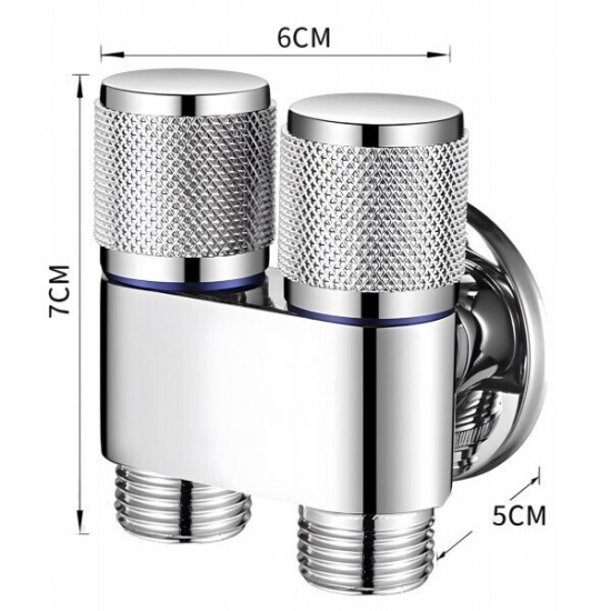 ΔΙΠΛΟΣ ΔΙΑΚΟΠΤΗΣ ΠΑΡΟΧΗΣ ΝΕΡΟΥ 1/2” TEMA 69141 - CHROME ΔΙΠΛΟΣ ΔΙΑΚΟΠΤΗΣ ΠΑΡΟΧΗΣ ΝΕΡΟΥ 1/2” TEMA 69141 - CHROME