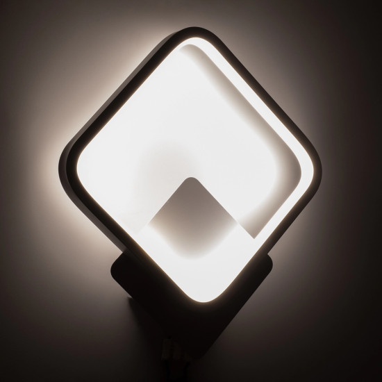 ΦΩΤΙΣΤΙΚΟ ΤΟΙΧΟΥ-ΑΠΛΙΚΑ LED 12W 1440lm 300° AC 220-240V - ΛΕΥΚΟ