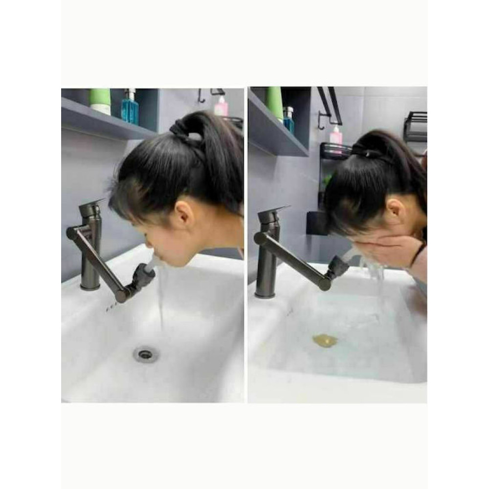 ΜΠΑΤΑΡΙΑ ΝΙΠΤΗΡΑ ΑΝΑΜΕΙΚΤΙΚΗ MODERN PULL-OUT ΠΕΡΙΣΤΡΕΦΟΜΕΝΗ 360ᵒ FAUCET001 - ΜΑΥΡΗ