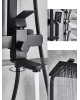 ADJUSTABLE SHOWER COLUMN WITH FAUCET 85-104cm SHINESIA 0311PENQIHEI - BLACK ADJUSTABLE SHOWER COLUMN WITH FAUCET 85-104cm SHINESIA 0311PENQIHEI - BLACK