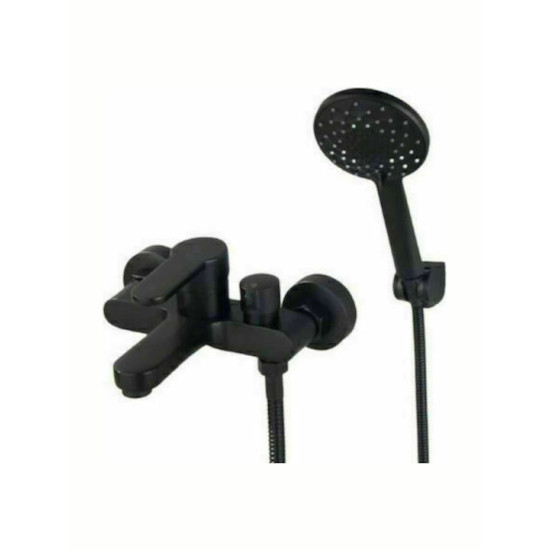 BATHROOM MIXER STEEL INOX FULL SET LG 701 - BLACK BATHROOM MIXER STEEL INOX FULL SET LG 701 - BLACK