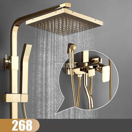 ΡΥΘΜΙΖΟΜΕΝΗ ΣΤΗΛΗ ΝΤΟΥΖ ΜΕ ΜΠΑΤΑΡΙΑ 85-124cm WATTARINO WT-7080 - ΧΡΥΣΟ ΡΥΘΜΙΖΟΜΕΝΗ ΣΤΗΛΗ ΝΤΟΥΖ ΜΕ ΜΠΑΤΑΡΙΑ 85-124cm WATTARINO WT-7080 - ΧΡΥΣΟ