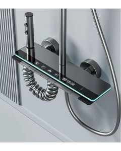 ΡΥΘΜΙΖΟΜΕΝΗ ΣΤΗΛΗ ΝΤΟΥΖ ΜΕ ΜΠΑΤΑΡΙΑ 85-124cm WATTARINO WT-7110 - ΓΚΡΙ