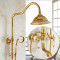 ADJUSTABLE SHOWER COLUMN WITH FAUCET 85-134cm RETRO WATTARINO WT-9280 - GOLD