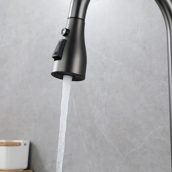 ΝΕΡΟΧΥΤΗΣ ΚΟΥΖΙΝΑΣ ΕΝΘΕΤΟΣ ΑΝΟΞΕΙΔΩΤΟΣ ΣΑΤΙΝΕ ΜΕ ΚΑΤΑΡΡΑΚΤΗ WATTARINO WT-7545 (Μ75xΠ45)