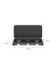 ΕΠΙΤΡΑΠΕΖΙΑ ΕΣΤΙΑ ΥΓΡΑΕΡΙΟΥ ΜΕ 3 ΕΣΤΙΕΣ STARLUX SGS-6003B 58X28X5.4εκ - ΜΑΥΡΗ 