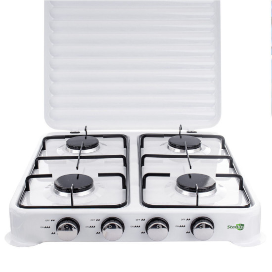 ΕΠΙΤΡΑΠΕΖΙΑ ΕΣΤΙΑ ΥΓΡΑΕΡΙΟΥ ΜΕ 4 ΕΣΤΙΕΣ STARLUX SGS-6004 51X51X9.5 εκ - ΛΕΥΚΗ 