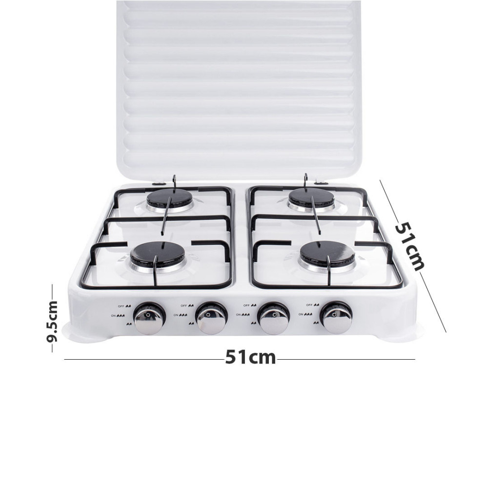 ΕΠΙΤΡΑΠΕΖΙΑ ΕΣΤΙΑ ΥΓΡΑΕΡΙΟΥ ΜΕ 4 ΕΣΤΙΕΣ STARLUX SGS-6004 51X51X9.5 εκ - ΛΕΥΚΗ 