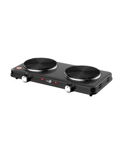 ΔΙΠΛΗ ΗΛΕΚΤΡΙΚΗ ΕΣΤΙΑ STARLUX SHP-5704B 2000W 43X24X7.5εκ - ΜΑΥΡΗ