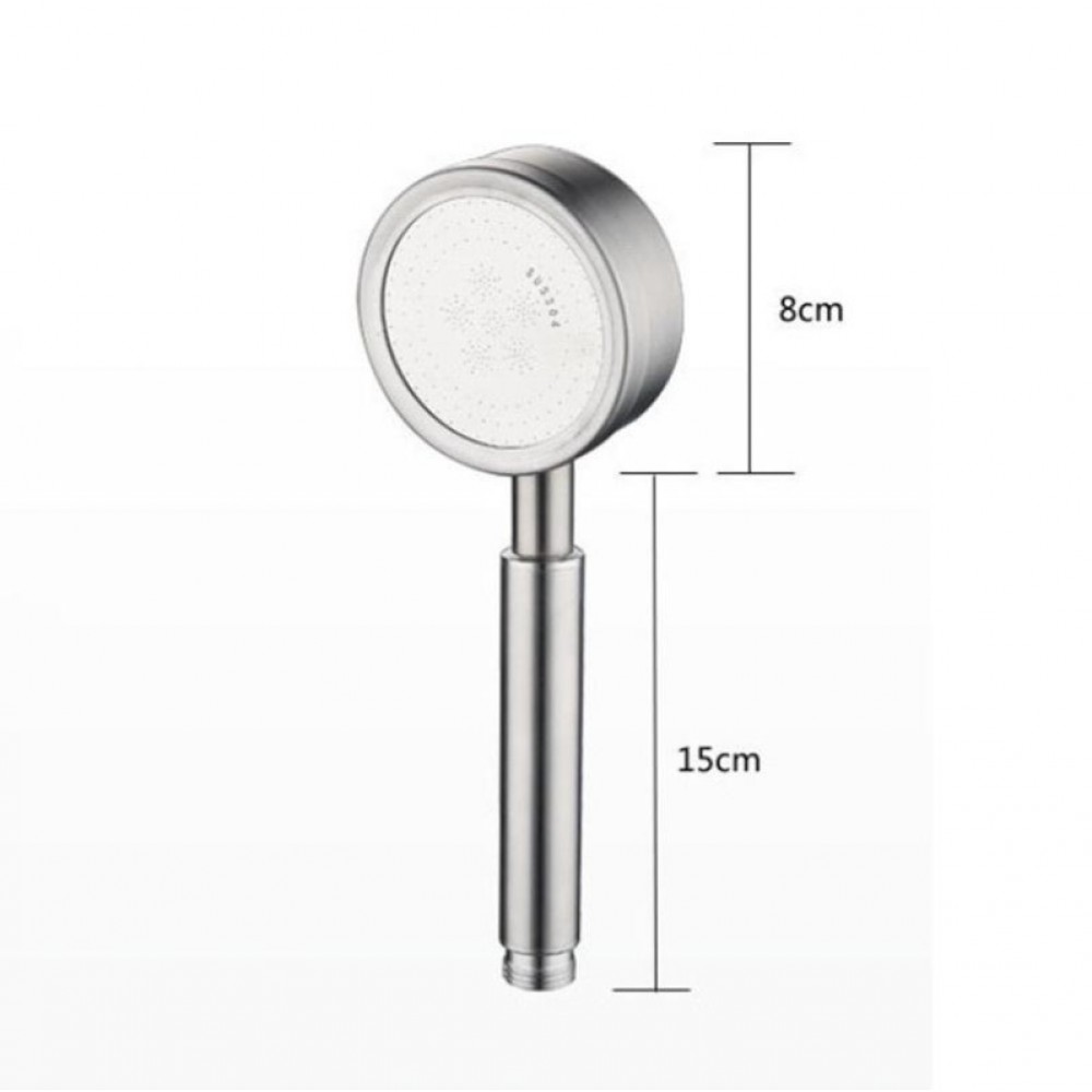 ΤΗΛΕΦΩΝΟ ΜΠΑΝΙΟΥ ΝΤΟΥΣ ΜΕΤΑΛΛΙΚΟ 304 LUX ΜΕ ΣΠΙΡΑΛ 1.5Μ WATTATINO ST-1030