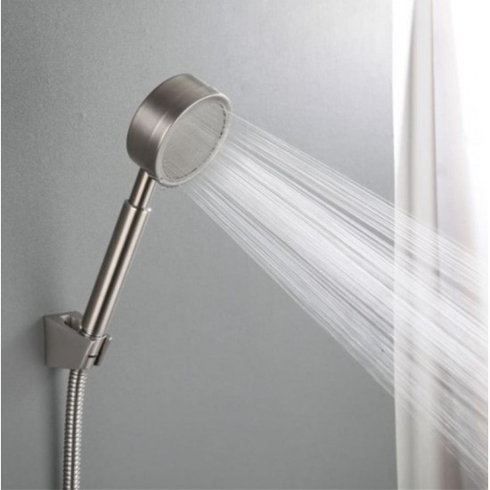 ΤΗΛΕΦΩΝΟ ΜΠΑΝΙΟΥ ΝΤΟΥΣ ΜΕΤΑΛΛΙΚΟ 304 LUX ΜΕ ΣΠΙΡΑΛ 1.5Μ WATTATINO ST-1030