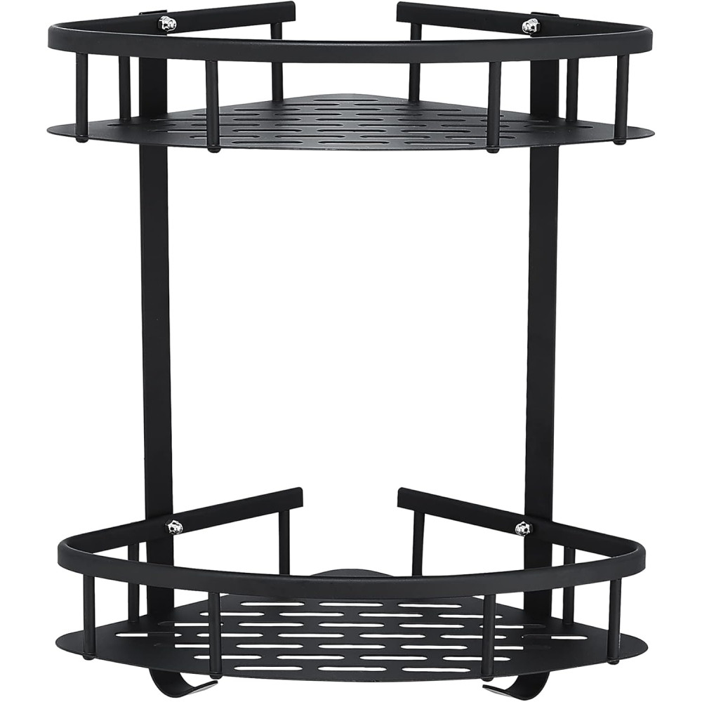 ΓΩΝΙΑΚΗ ΕΠΙΤΟΙΧΙΑ ΡΑΦΙΕΡΑ ΜΠΑΝΙΟΥ ΜΕΤΑΛΛΙΚΗ 34.5x22x29εκ - ΜΑΥΡΗ ΓΩΝΙΑΚΗ ΕΠΙΤΟΙΧΙΑ ΡΑΦΙΕΡΑ ΜΠΑΝΙΟΥ ΜΕΤΑΛΛΙΚΗ 34.5x22x29εκ - ΜΑΥΡΗ