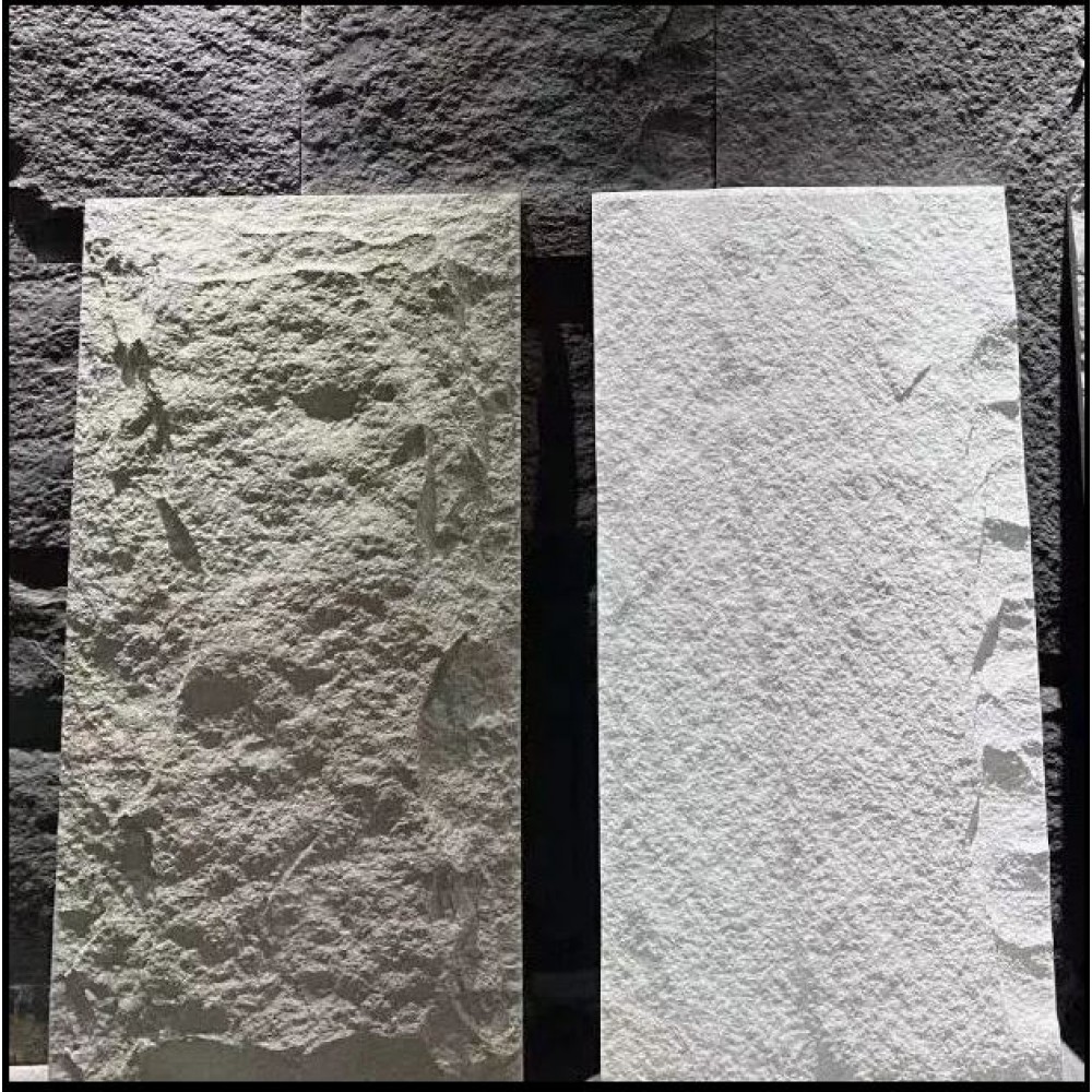 3D ΠΑΝΕΛ ΤΟΙΧΟΥ 120Χ60cm ΤΡΙΣΔΙΑΣΤΑΤΑ ΜΕ ΡΕΑΛΙΣΤΙΚΕΣ ΥΦΕΣ ΠΕΤΡΑΣ - DARK GREY