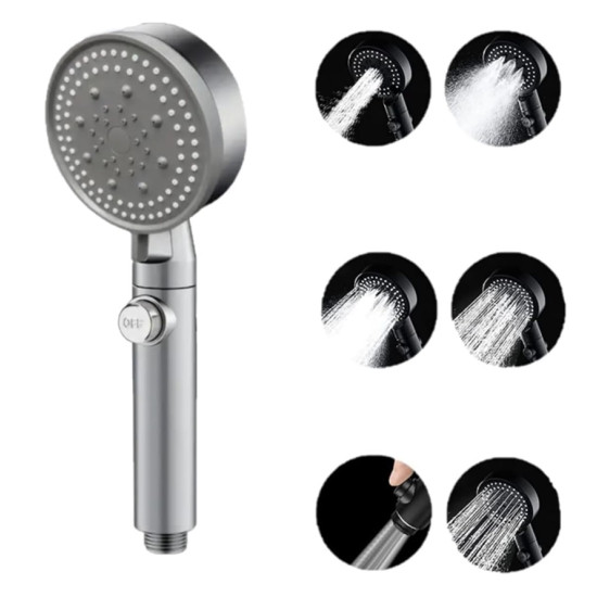 ΜΠΑΤΑΡΙΑ ΣΕΤ ΛΟΥΤΡΟΥ STEEL INOX MAT WATTARINO WT-4001 - ΓΚΡΙ