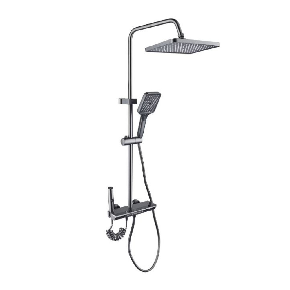 ΡΥΘΜΙΖΟΜΕΝΗ ΣΤΗΛΗ ΝΤΟΥΖ ΜΕ ΜΠΑΤΑΡΙΑ 75-110cm WATTARINO WT-7120 - ΓΚΡΙ ΣΚΟΥΡΟ