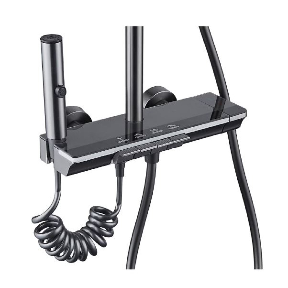 ΡΥΘΜΙΖΟΜΕΝΗ ΣΤΗΛΗ ΝΤΟΥΖ ΜΕ ΜΠΑΤΑΡΙΑ 75-110cm WATTARINO WT-7120 - ΓΚΡΙ ΣΚΟΥΡΟ