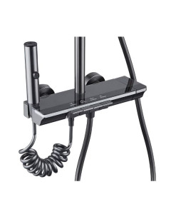 ΡΥΘΜΙΖΟΜΕΝΗ ΣΤΗΛΗ ΝΤΟΥΖ ΜΕ ΜΠΑΤΑΡΙΑ 75-110cm WATTARINO WT-7120 - ΓΚΡΙ ΣΚΟΥΡΟ