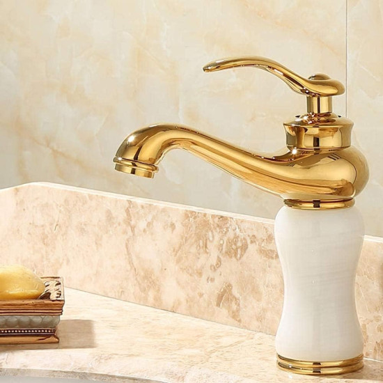 WASH BASIN MIXER RETRO WATTARINO WT-9001 - GOLD WASH BASIN MIXER RETRO WATTARINO WT-9001 - GOLD