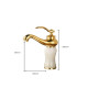 WASH BASIN MIXER RETRO WATTARINO WT-9001 - GOLD WASH BASIN MIXER RETRO WATTARINO WT-9001 - GOLD